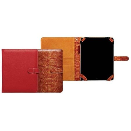 RAIKA Raika RO 211 RED 8in. x 1in. x 9.75in. Ipad Case with Loop Closure - Red RO 211 RED